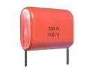 1uF-250V Condensator poliester 1uF 250V BC COMP 20x12x6mm