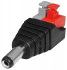 Adaptor DC tata 2,5x5,5mm la bloc terminal, M6805