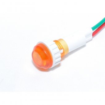 Bec martor 12V portocaliu cablu 15mm MD40133