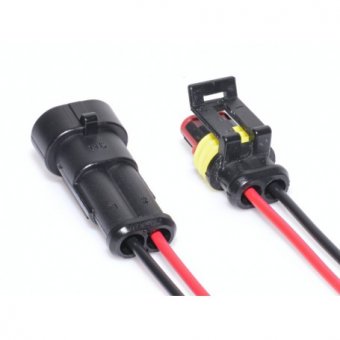 Conector auto waterproof mama tata 2 pini HB-202