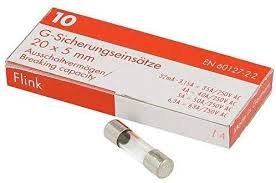 Sigurante rapide 5x20mm 6,3A , cutie 10buc, ESKA