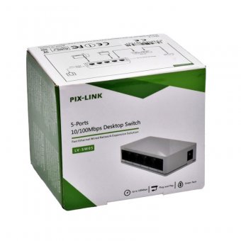Switch retea 5 porturi 10/100Mbs, LV-SV05