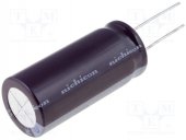 820uF-63VLY Condensator electrolitic low impedance, 820uF 63V, 18x25mm, NICHICON, NICHICON