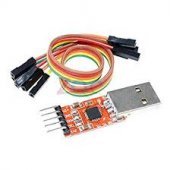 Adaptor USB la serial, TTL, UART, cu CP2102, rosu, MD7010