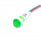 Bec martor 220V verde cu cablu 15mm MD40137