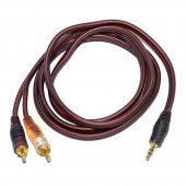 Cablu jack 3,5mm stereo tata 2RCA tata OFC, 1.5m, MD90192
