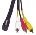 Cablu jack 3,5mm tata 4 contacte 3RCA tata 1,5m , A3311487