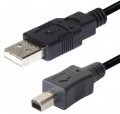 Cablu USB A tata mini USB B tata 4 pini 1,5m, A7648671