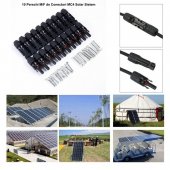 Kit conectori MC4 pentru panouri fotovoltaice 10 bucati, MC4/10