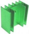 Radiator aluminiu 24x15x25 mm, verde, M1303 